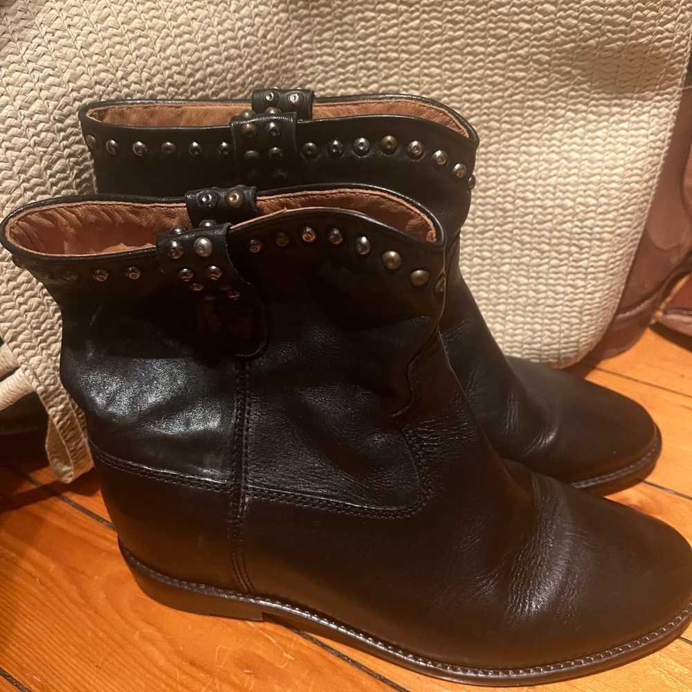 Isabel Marant Booties With Inside Wedge Size 10! - image 1